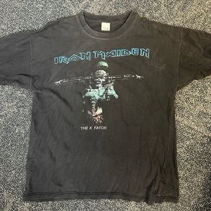 Iron Maiden Vintage T-Shirt - Grey - Fits like Size Medium